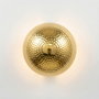 Opviq Lámpara de Pared de Metal Dorado